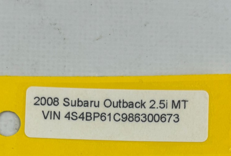2005-2009 Subaru Outback Front Left Window Guide Sash Track OEM 61240AG110