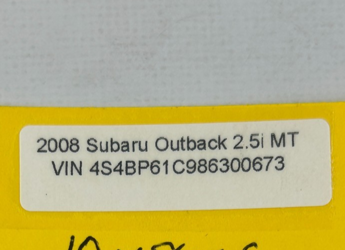 2007-2009 Subaru Outback Cabin Fuse Box Junction Block Module OEM 82201AG02C