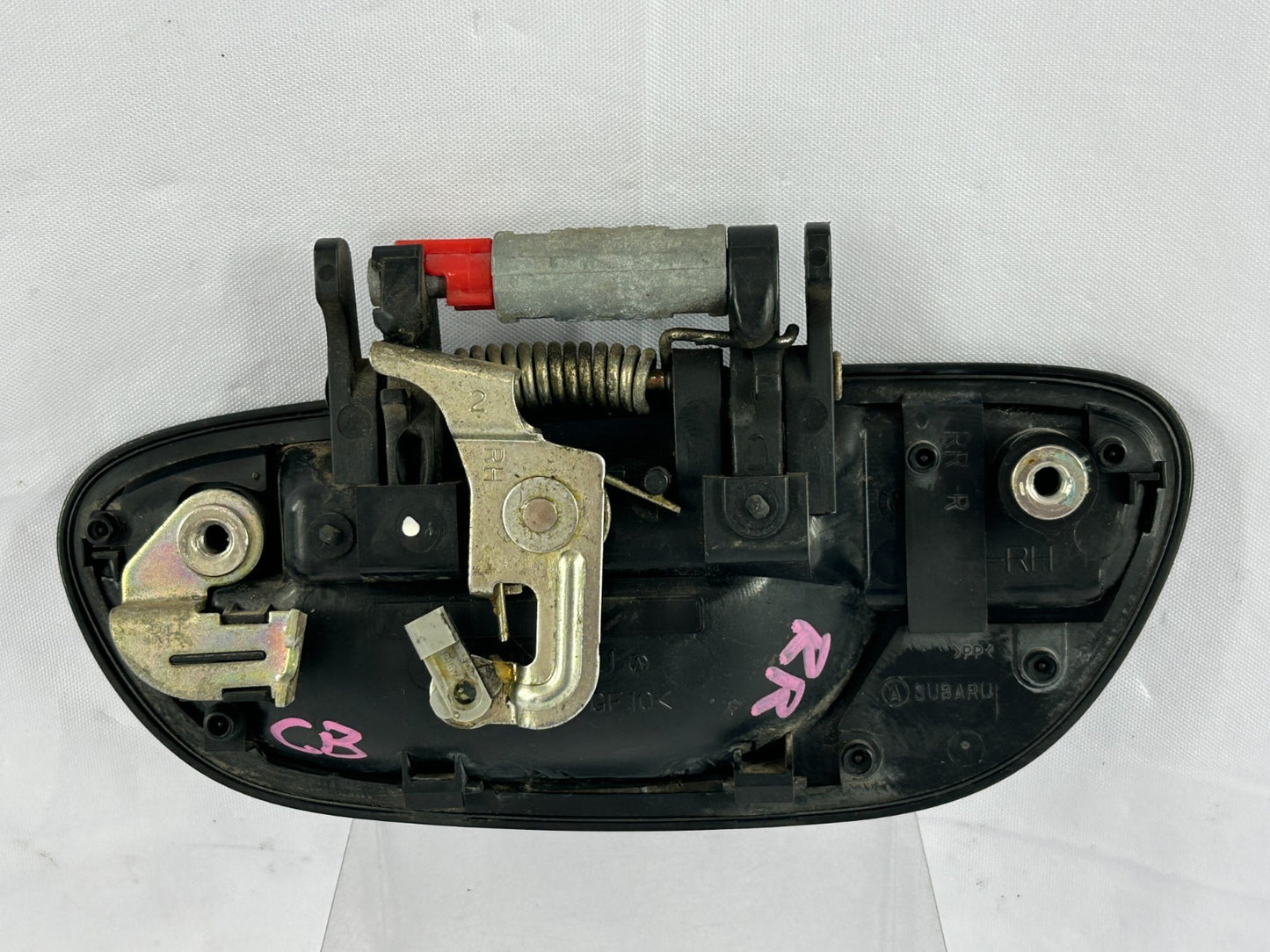 2005-2009 Subaru Outback Rear Right Exterior Door Handle Black OEM 61022AG02ANN