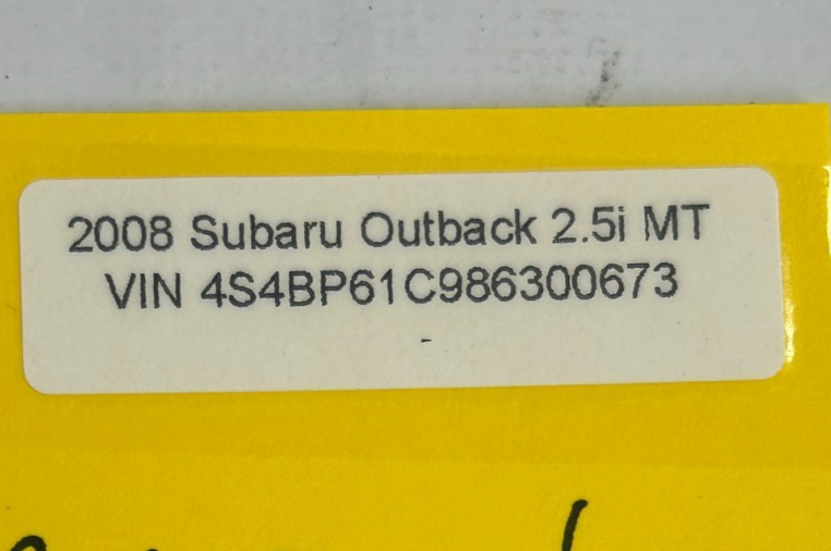 2005-2009 Subaru Outback Top Tether Anchor Hook Cap Cover Beige OEM 94461AG02AOR