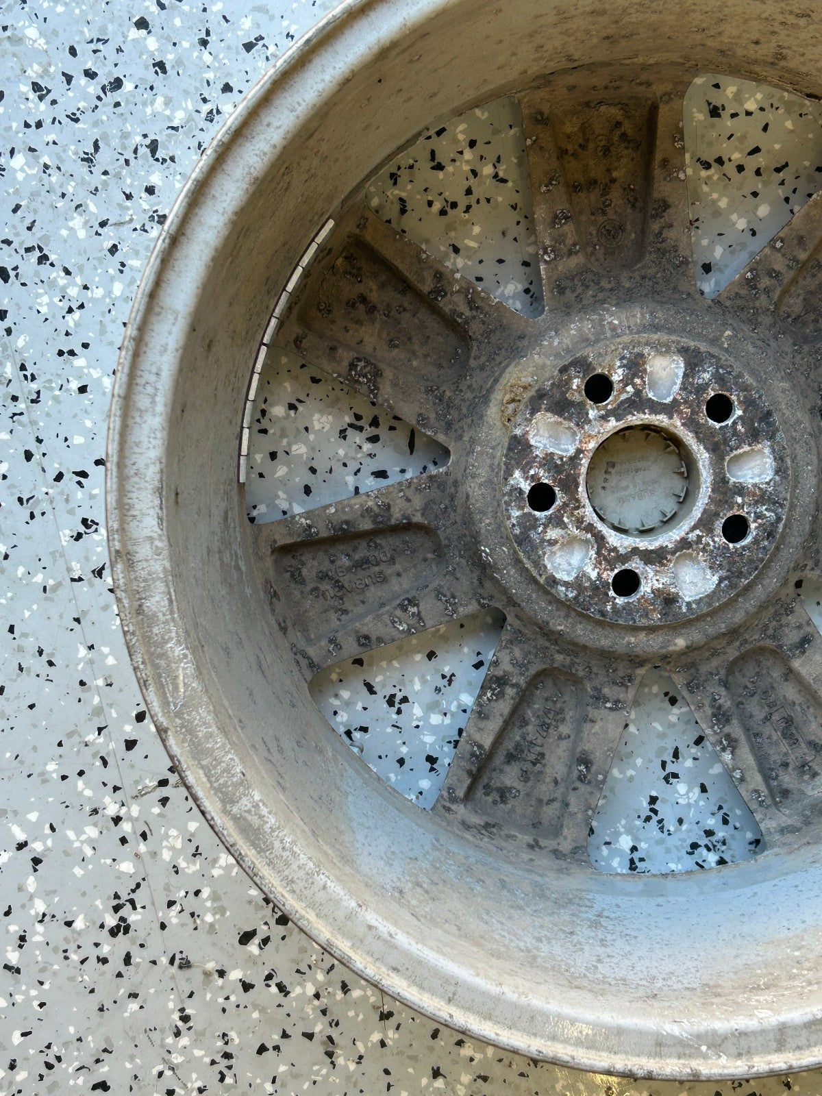 2008-2009 Subaru Outback Alloy 7 Spoke 17x7J 17-inch Wheel Rim 5-Bolt OEM