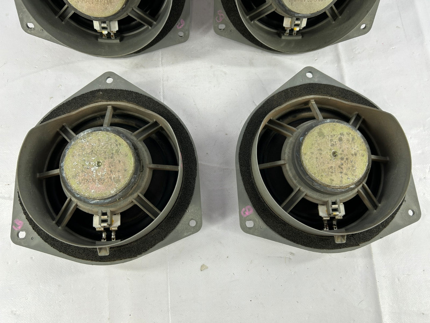 1998-2001 Toyota Land Cruiser Audio Door Speaker Set of 4 OEM 86160-22790
