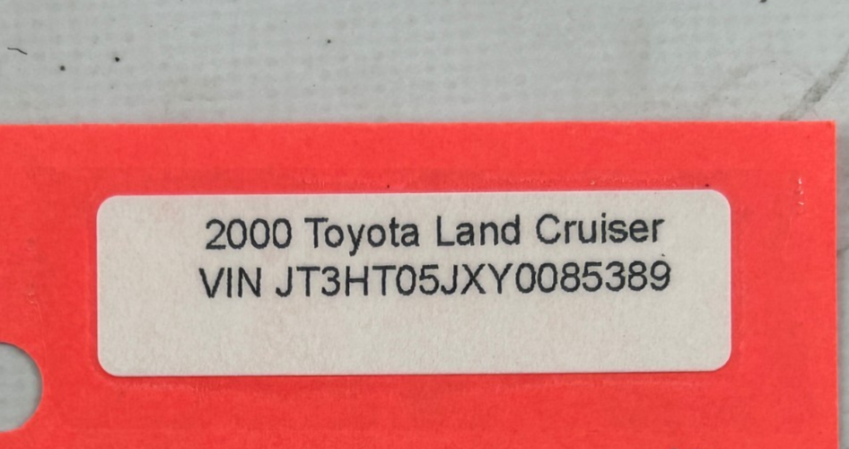 1998-2001 Toyota Land Cruiser Audio Door Speaker Set of 4 OEM 86160-22790