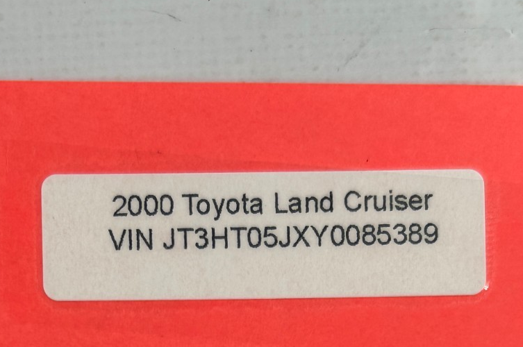 98-07 Toyota Land Cruiser Front Right & Left Exterior Door Handles with Key OEM