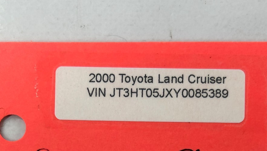 98-07 Toyota Land Cruiser Front Right Tweeter Speaker Grille Cover 67491-60070