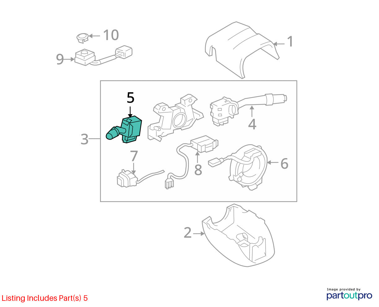 98-07 Toyota Land Cruiser Headlight Dimmer & Turn Signal Switch OEM 84140-33020