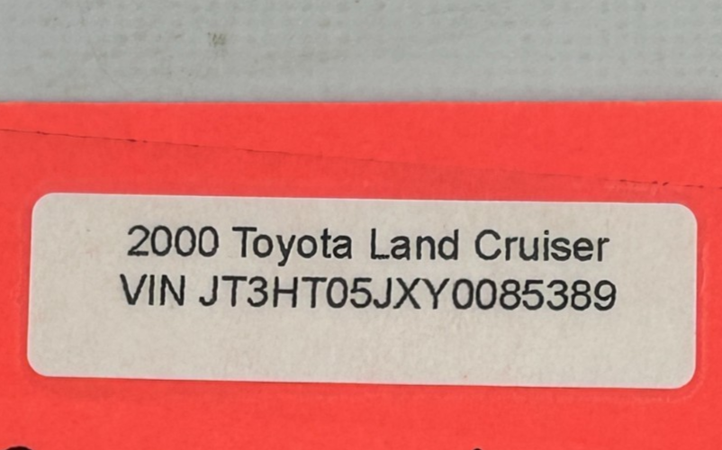 1998-2007 Toyota Land Cruiser Rear Left Power Vent Window Switch OEM 84835-60020