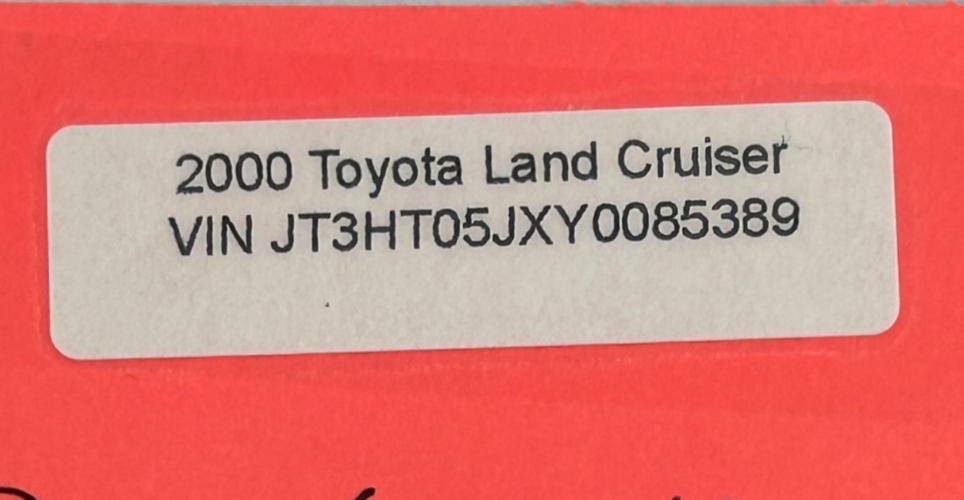 1998-2007 Toyota Land Cruiser Engine Oil Filler Neck Cap Housing OEM 12185-50020