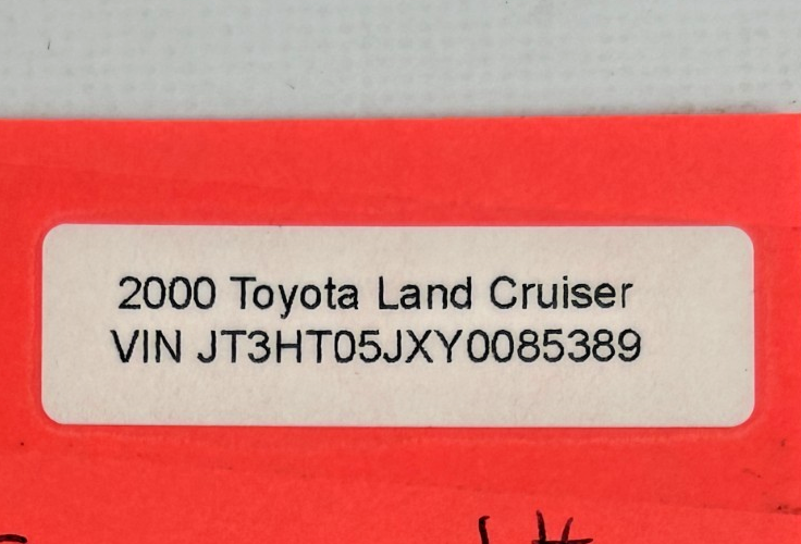 98-02 Toyota Land Cruiser L&R Lower Liftgate Door Latch Striker OEM 69450-60020