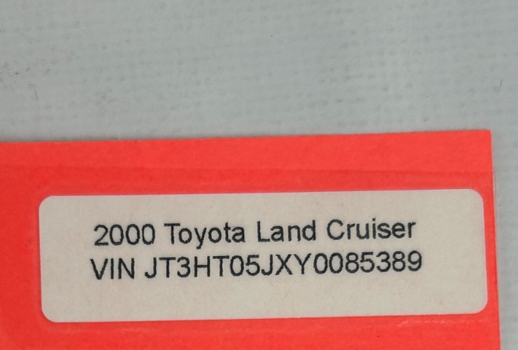 98-07 Toyota Land Cruiser Rear Upper Hatch Latch Striker Plate OEM 69430-60030