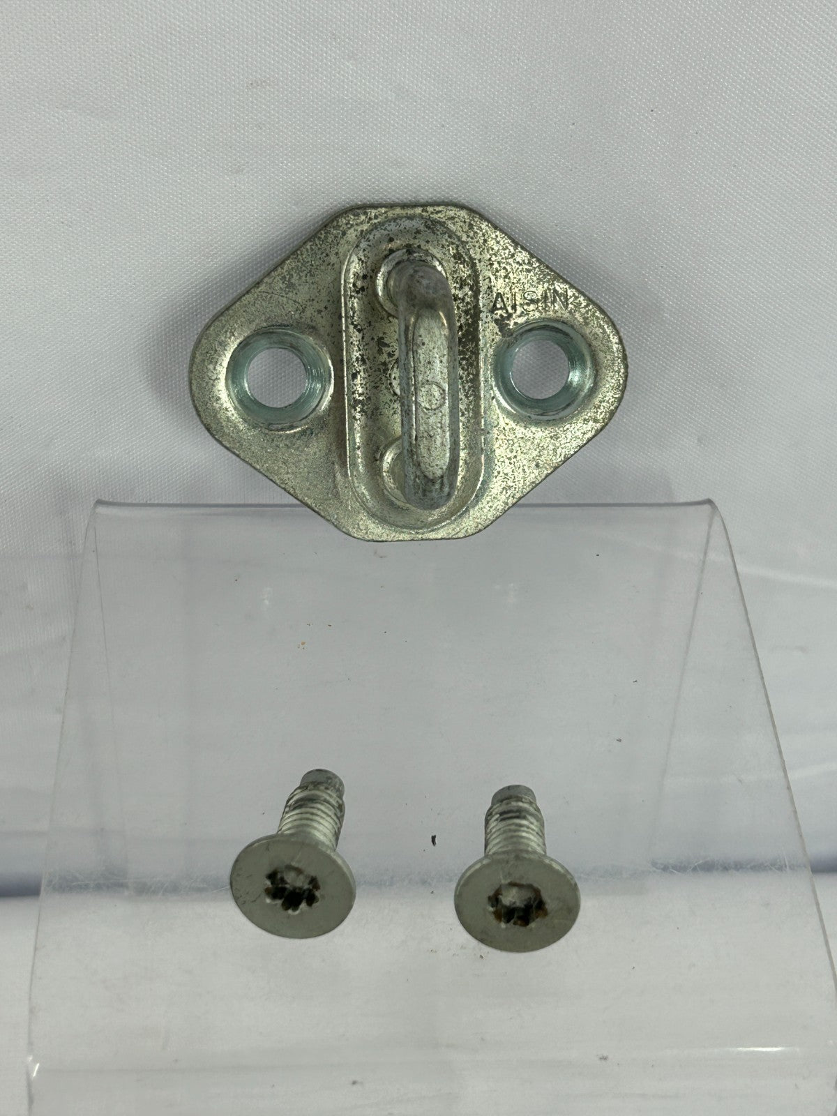 1998-2007 Toyota Land Cruiser Door Lock Striker Plate & Bolts OEM 69410-20110