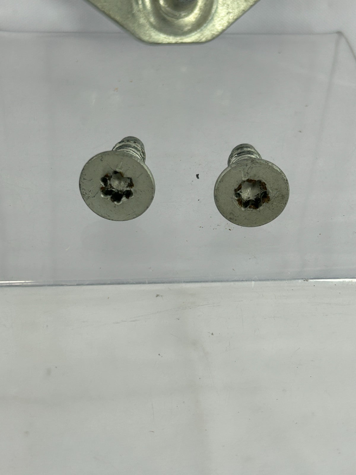 1998-2007 Toyota Land Cruiser Door Lock Striker Plate & Bolts OEM 69410-20110