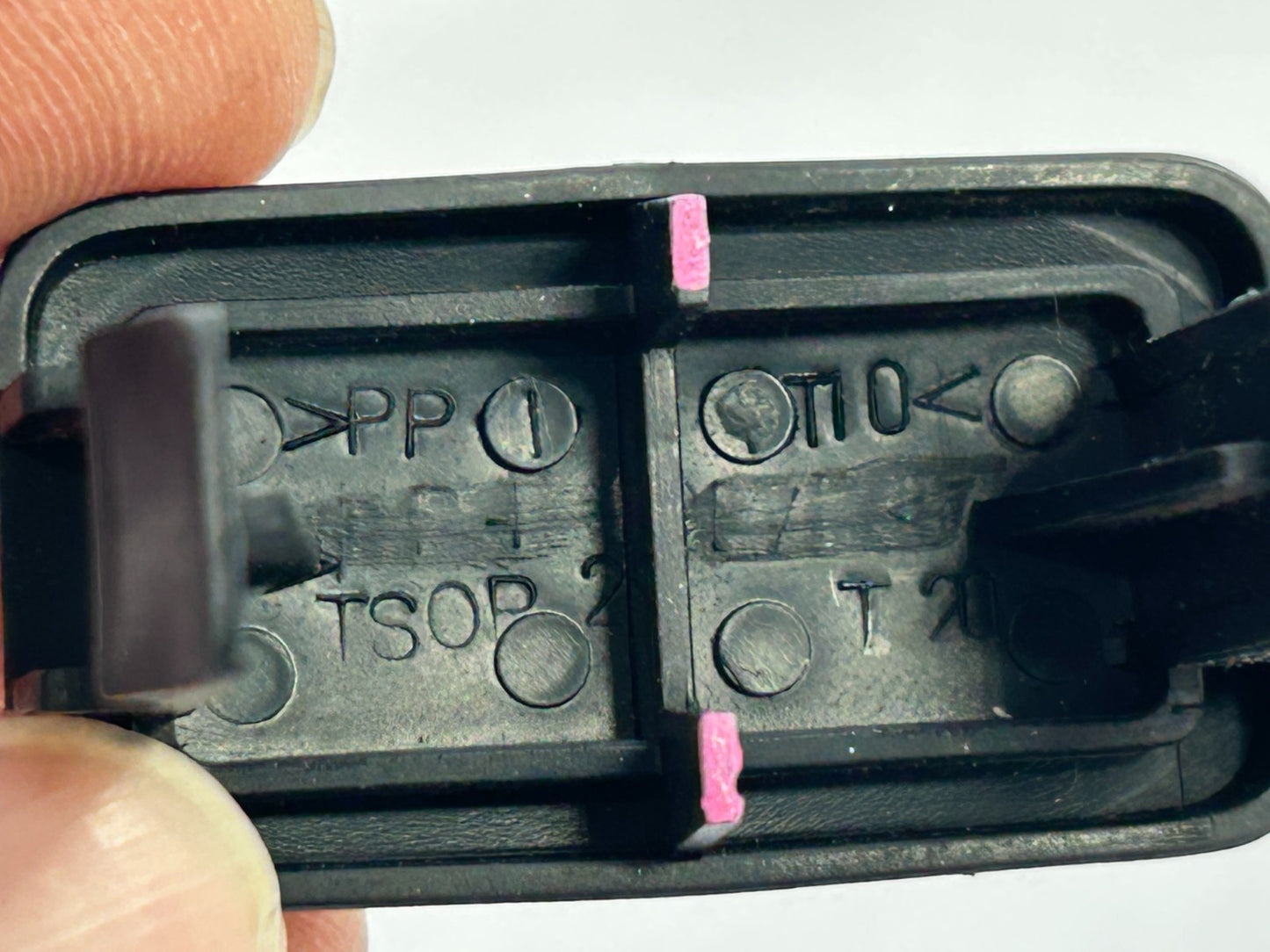 1998-2007 Toyota Land Cruiser Dash Blank Switch Spare Hole Cover OEM 55539-60020