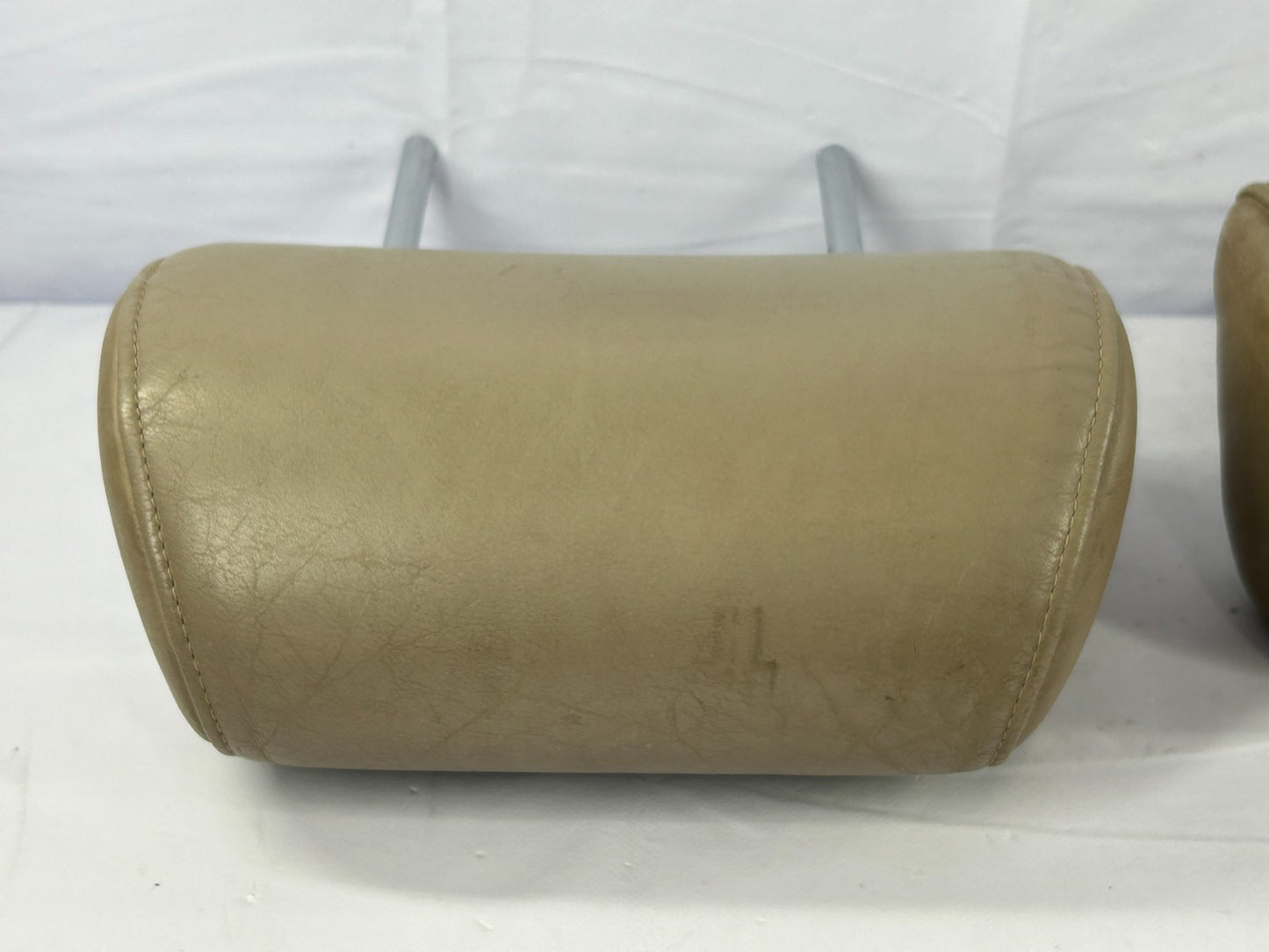98-03 Toyota Land Cruiser Rear 2nd Row Seat Headrest Set Beige OEM 71940-60260