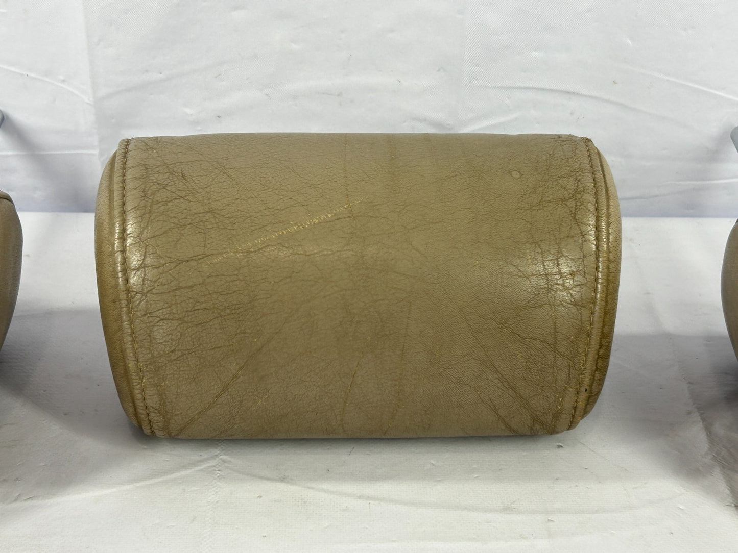 98-03 Toyota Land Cruiser Rear 2nd Row Seat Headrest Set Beige OEM 71940-60260