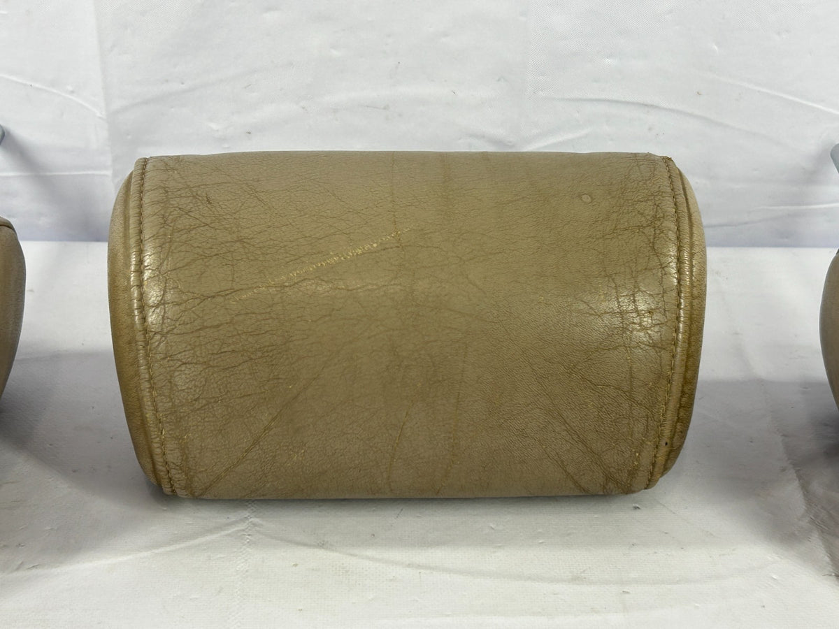 98-03 Toyota Land Cruiser Rear 2nd Row Seat Headrest Set Beige OEM 71940-60260