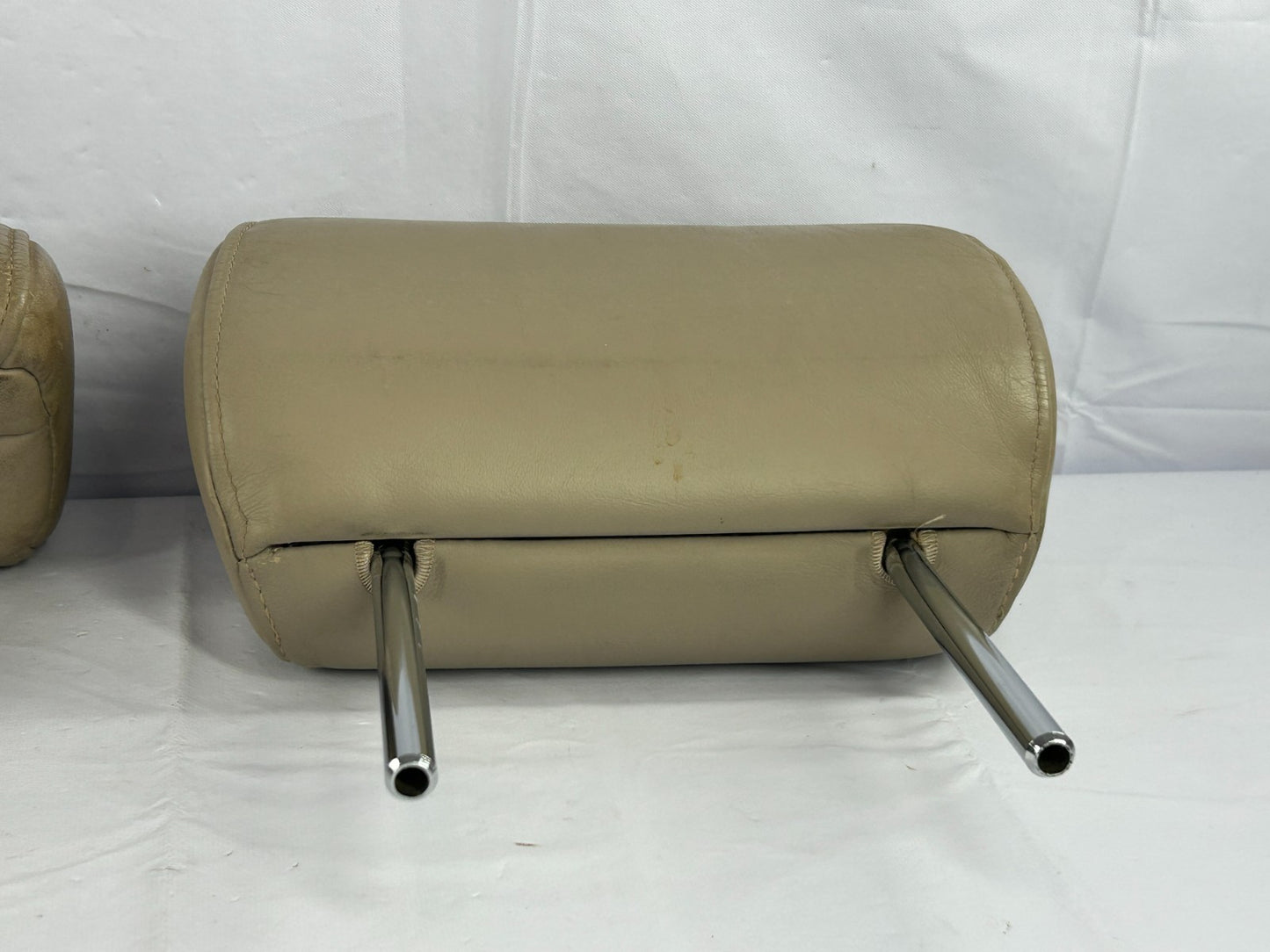 98-03 Toyota Land Cruiser Rear 2nd Row Seat Headrest Set Beige OEM 71940-60260