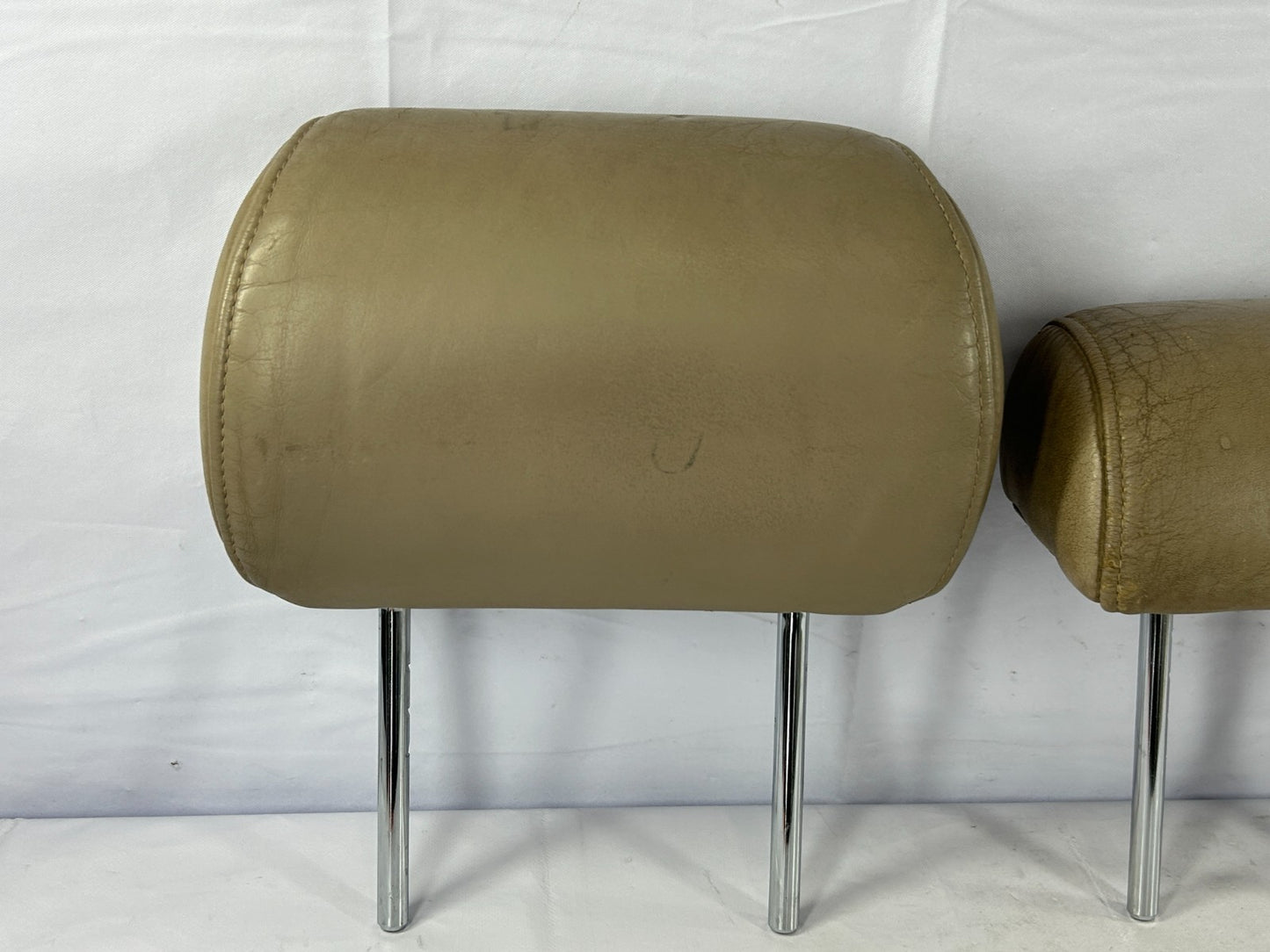 98-03 Toyota Land Cruiser Rear 2nd Row Seat Headrest Set Beige OEM 71940-60260