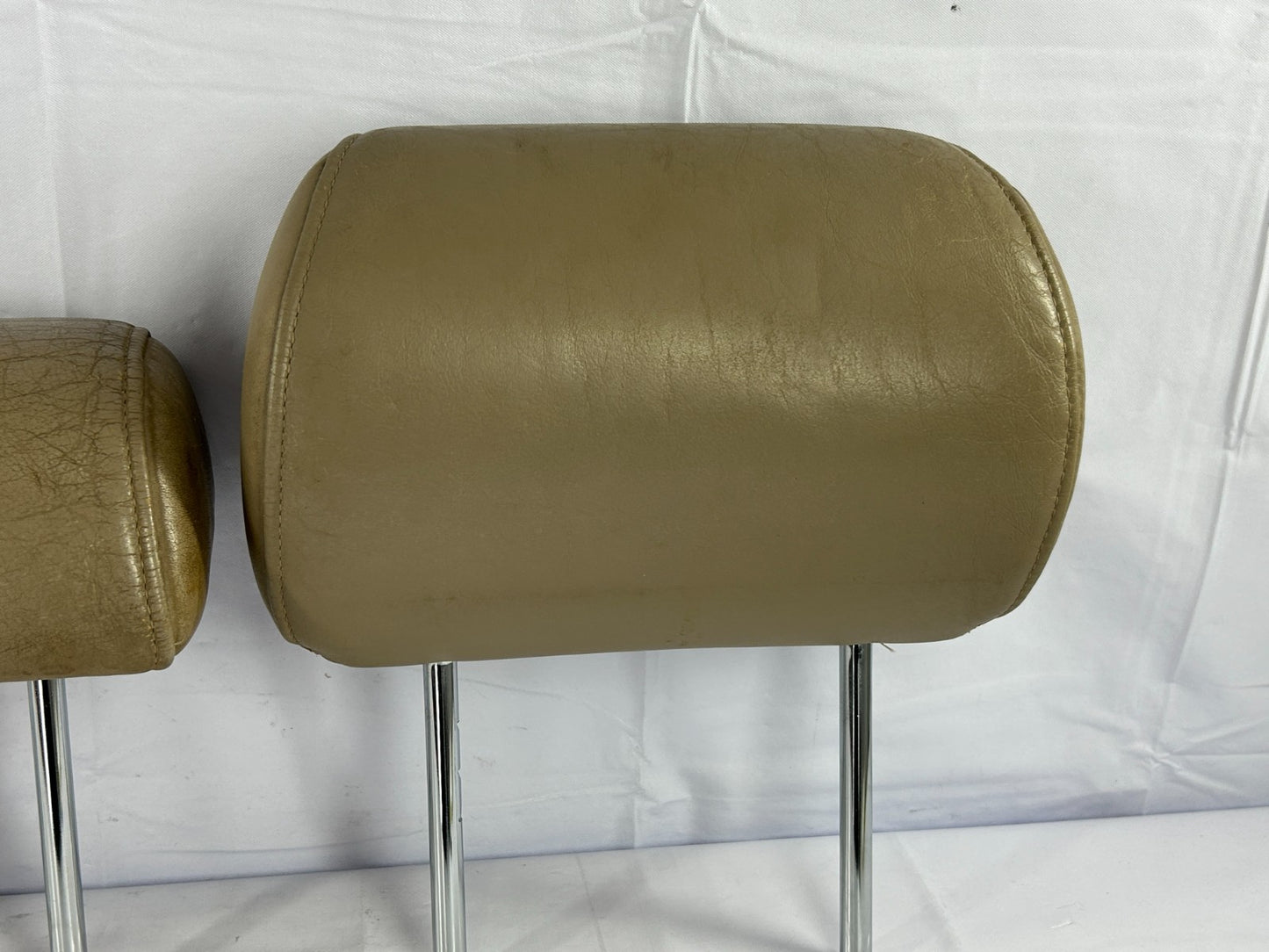 98-03 Toyota Land Cruiser Rear 2nd Row Seat Headrest Set Beige OEM 71940-60260