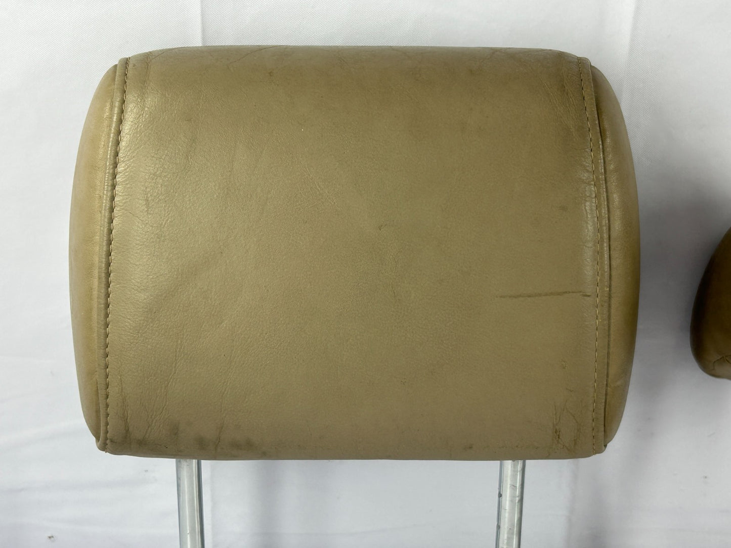 98-03 Toyota Land Cruiser Rear 2nd Row Seat Headrest Set Beige OEM 71940-60260