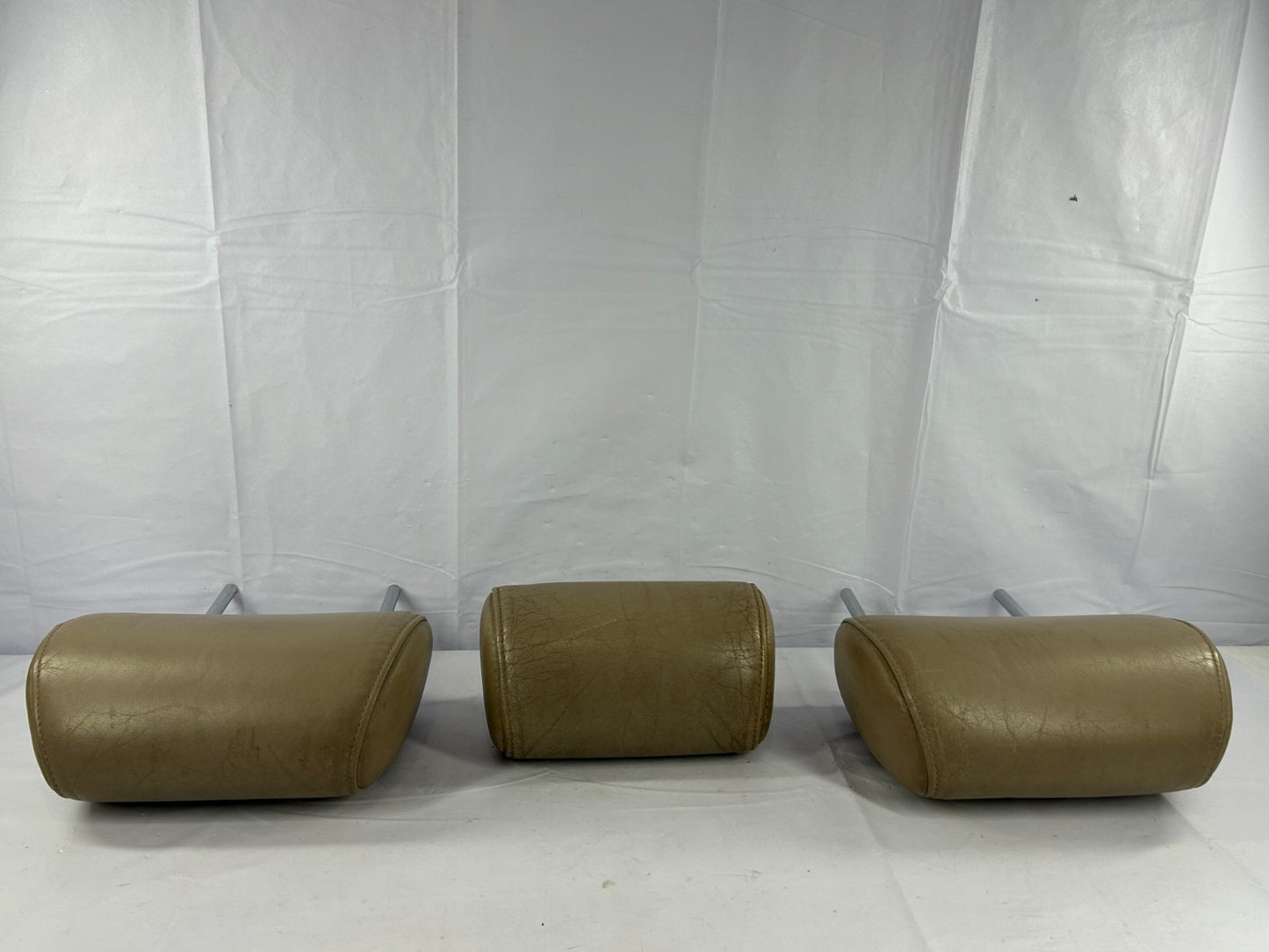 98-03 Toyota Land Cruiser Rear 2nd Row Seat Headrest Set Beige OEM 71940-60260