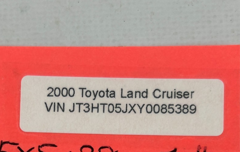 98-03 Toyota Land Cruiser Rear Left Quarter Panel Molding Trim OEM 75652-60170