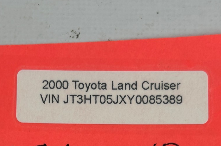 1998-2007 Toyota Land Cruiser Front Left Door Window Guide OEM 67404-60090