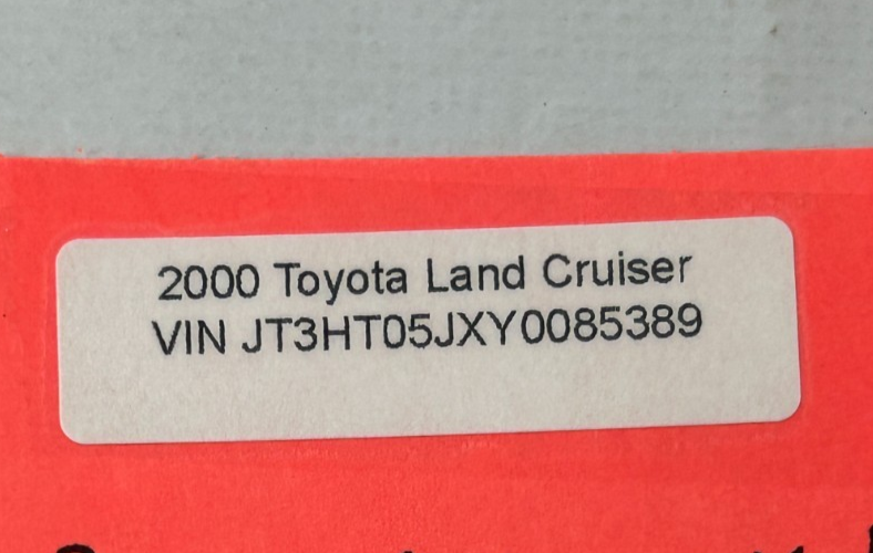 1998-2004 Toyota Land Cruiser Front Right Passenger Window Glass OEM 68101-60241
