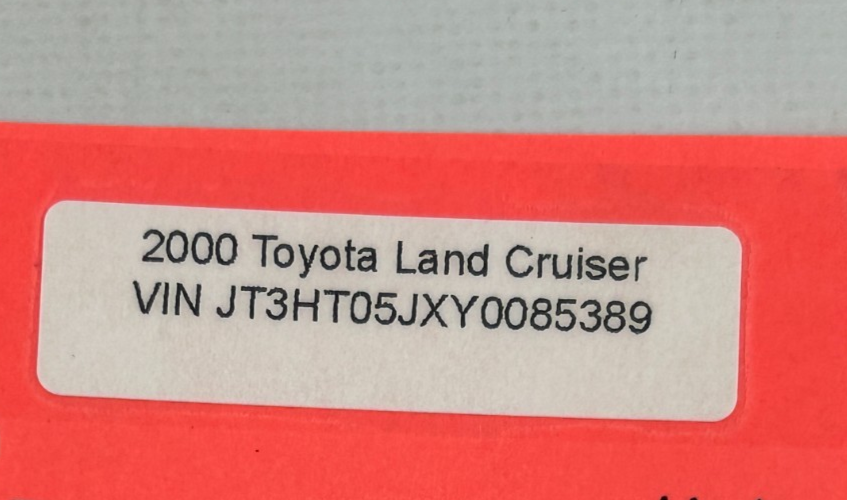 1998-2004 Toyota Land Cruiser Front Left Driver Window Glass OEM 68102-60241