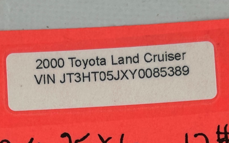 1998-2004 Toyota Land Cruiser Rear Left Door Window Glass OEM 68114-60270
