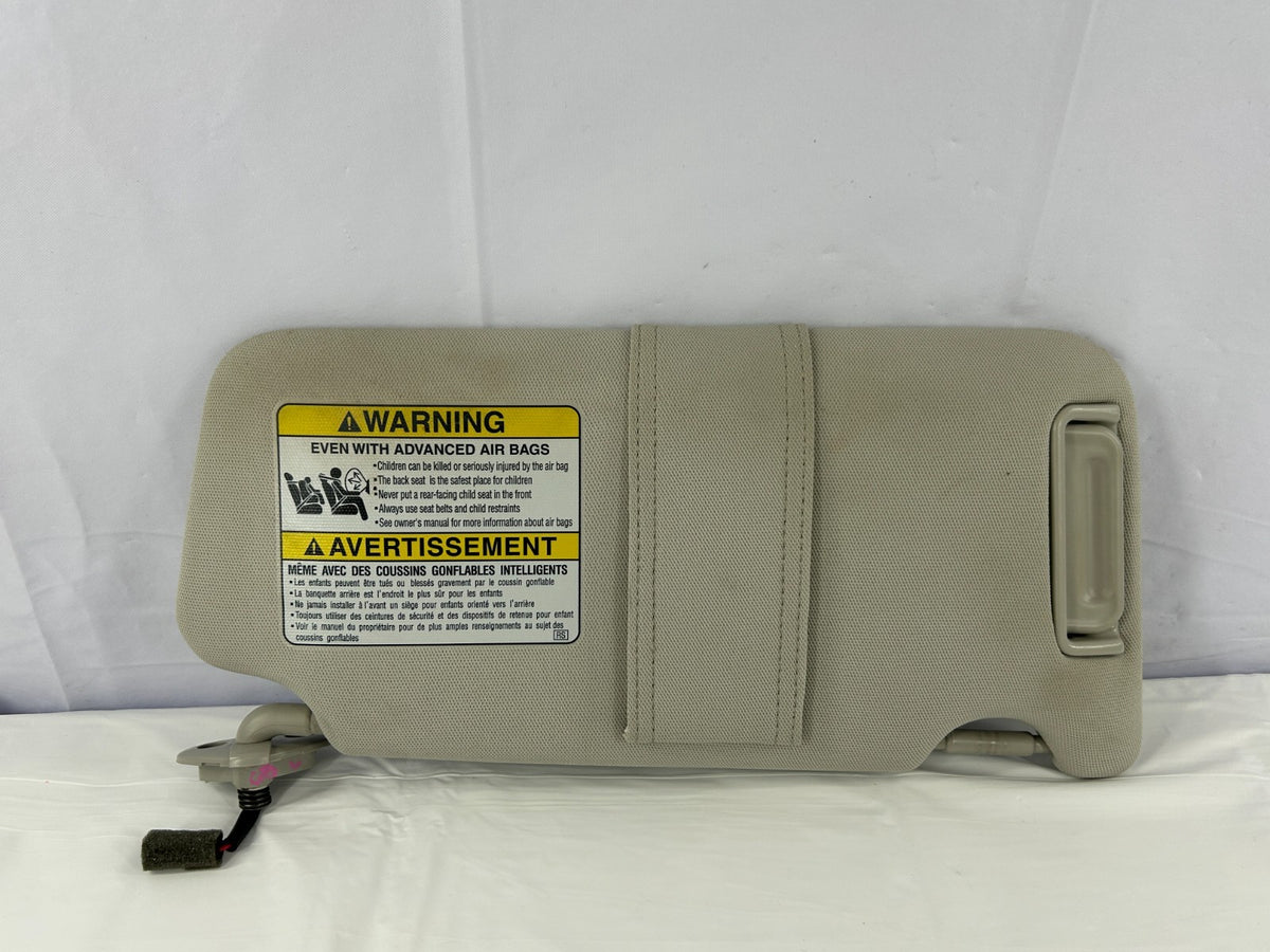 2010-2014 Subaru Legacy Left Driver Side Sun Visor Beige OEM 92011AJ08AME
