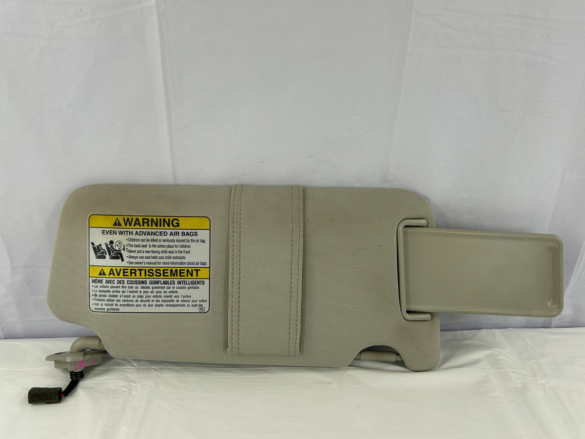 2010-2014 Subaru Legacy Left Driver Side Sun Visor Beige OEM 92011AJ08AME