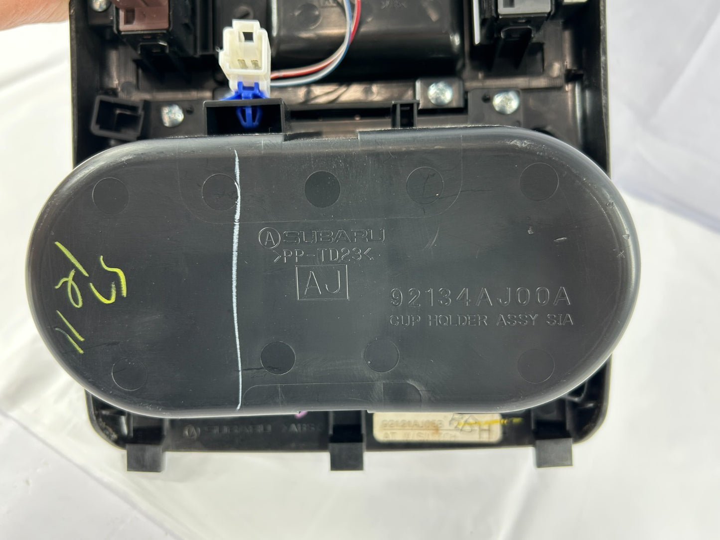 10-14 Subaru Outback Shifter Seat Heater Cup Holder Bezel Trim OEM 92122AJ00A