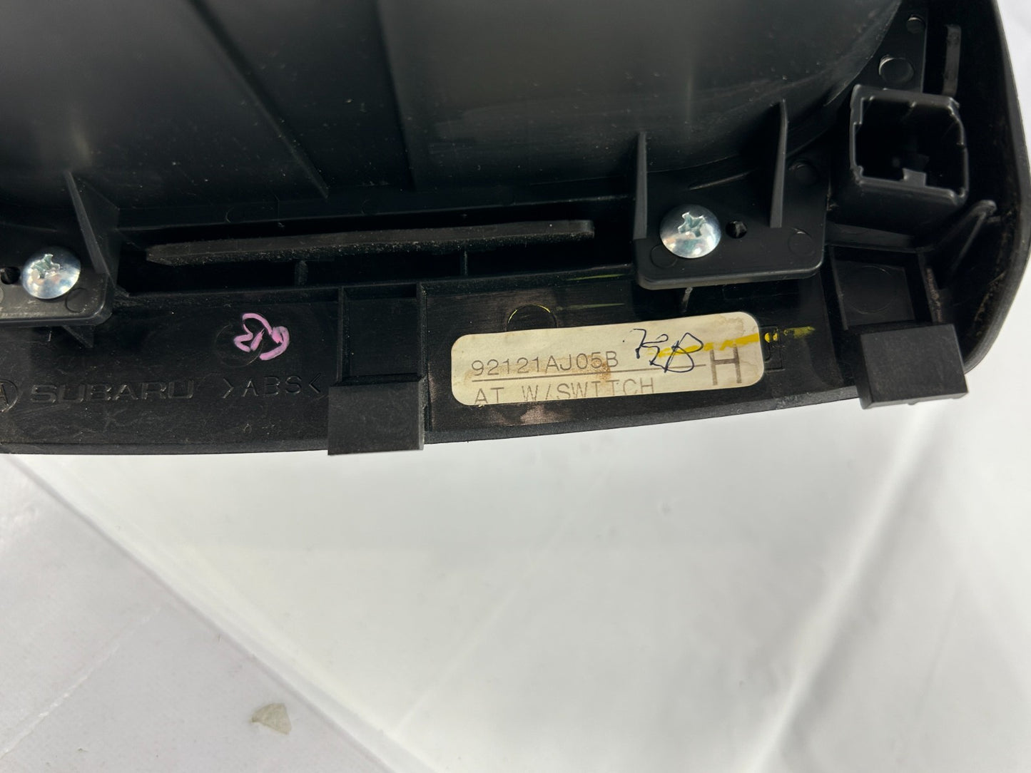 10-14 Subaru Outback Shifter Seat Heater Cup Holder Bezel Trim OEM 92122AJ00A