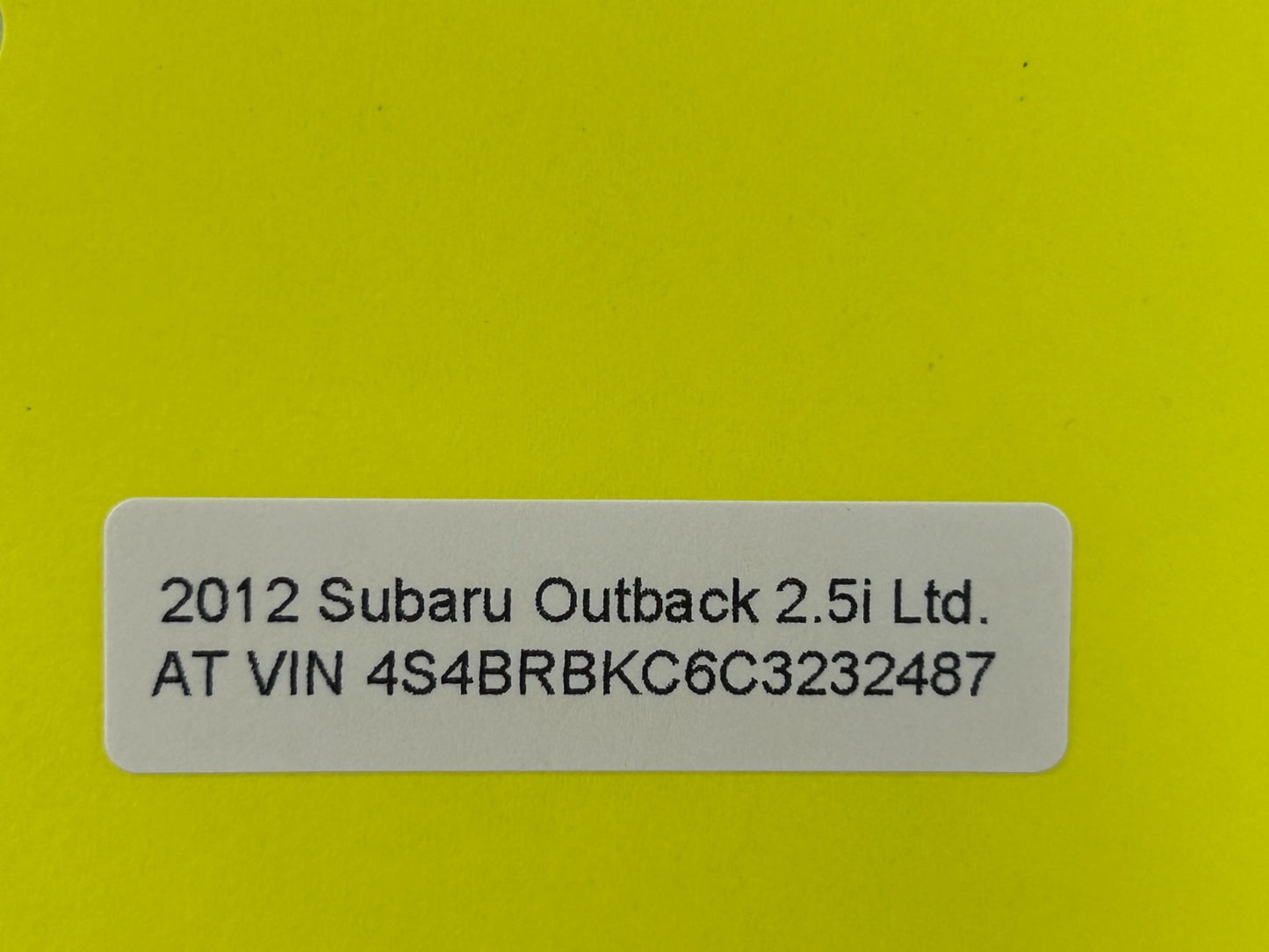 2010-2014 Subaru Outback Steering Universal Joint Coupling OEM 34170AJ031
