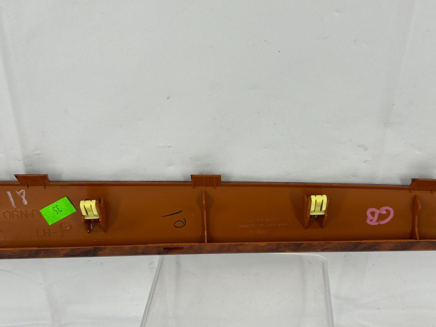 2010-2012 Subaru Outback Right Dashboard Wood Grain Trim Panel OEM 66077AJ01A