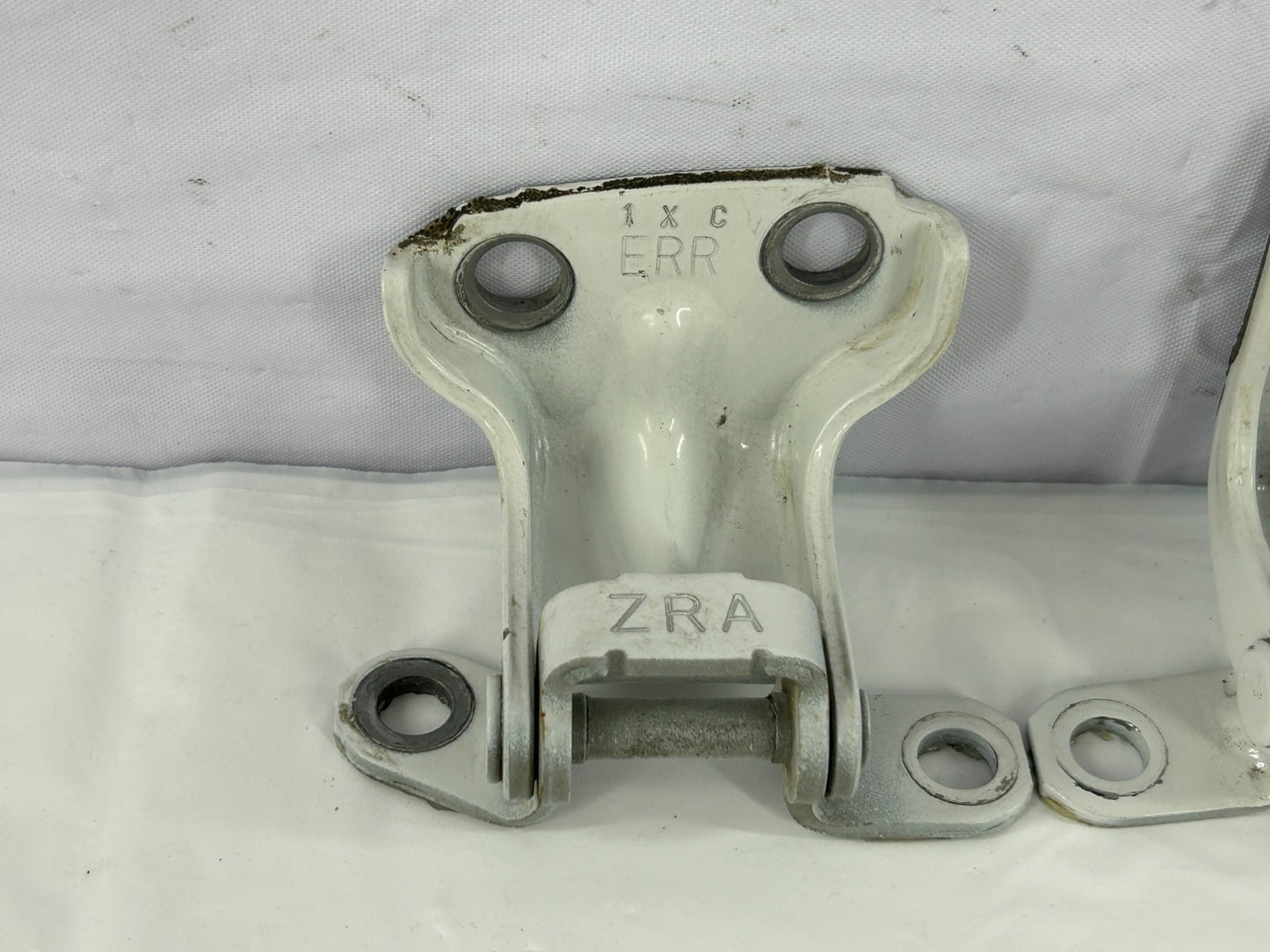 2013-2014 Subaru Outback Rear Right Upper & Lower Door Hinge Set OEM 60479AJ000