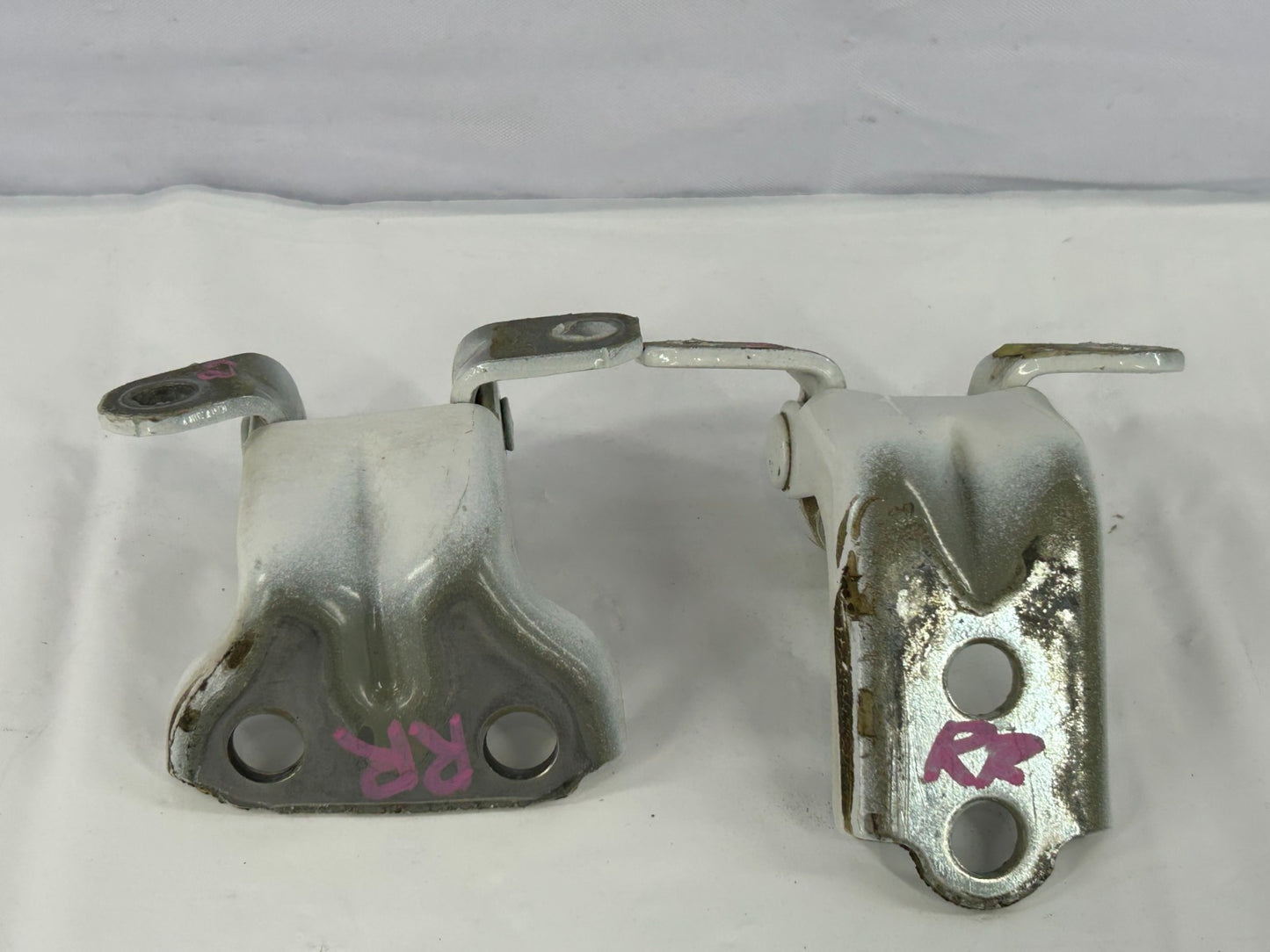 2013-2014 Subaru Outback Rear Right Upper & Lower Door Hinge Set OEM 60479AJ000