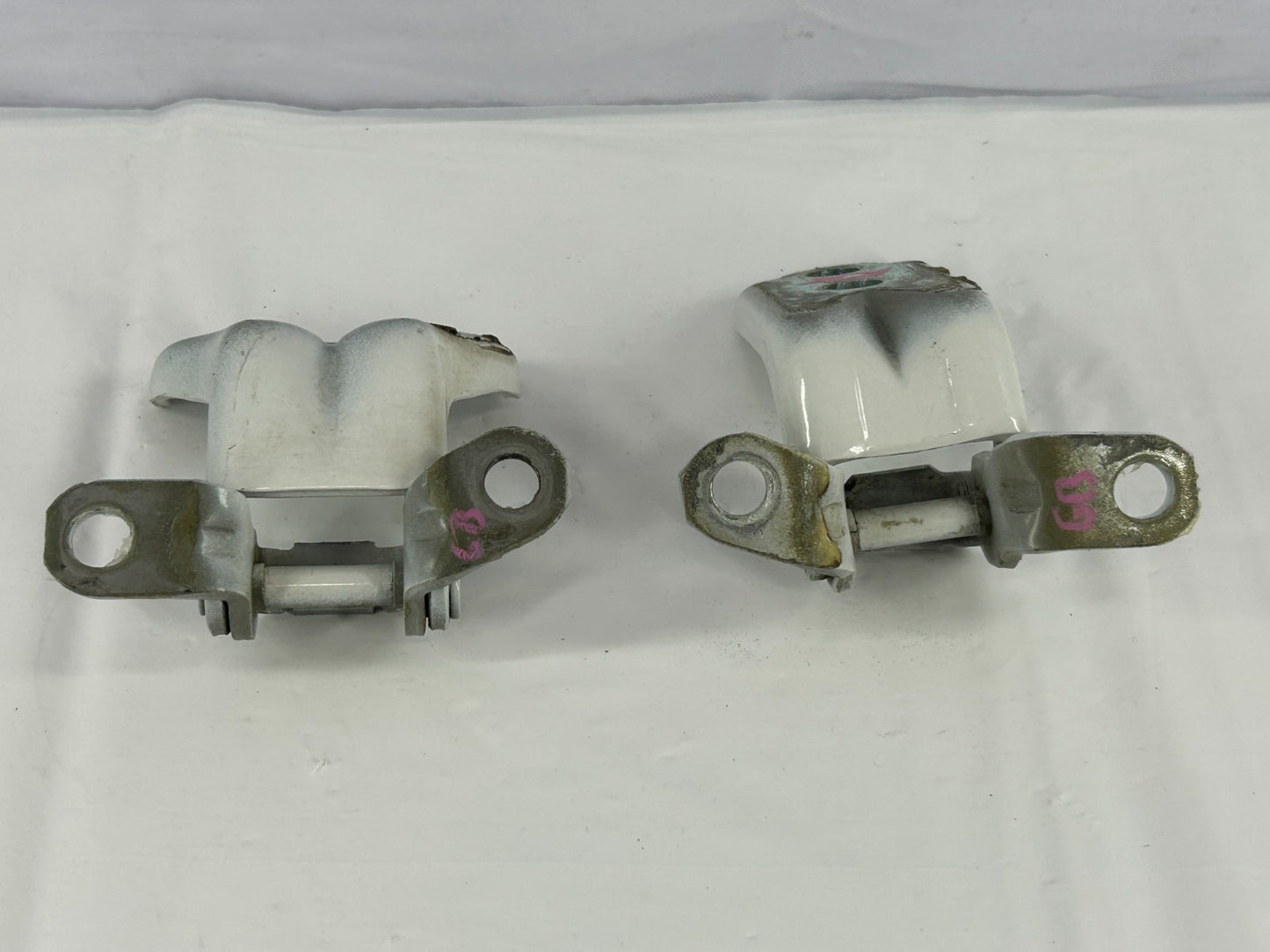 2013-2014 Subaru Outback Rear Right Upper & Lower Door Hinge Set OEM 60479AJ000