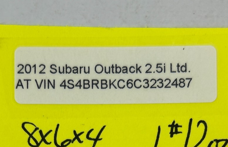 05-14 Subaru Outback Front Right Upper & Lower Door Hinge Set OEM 60070AG00A9P