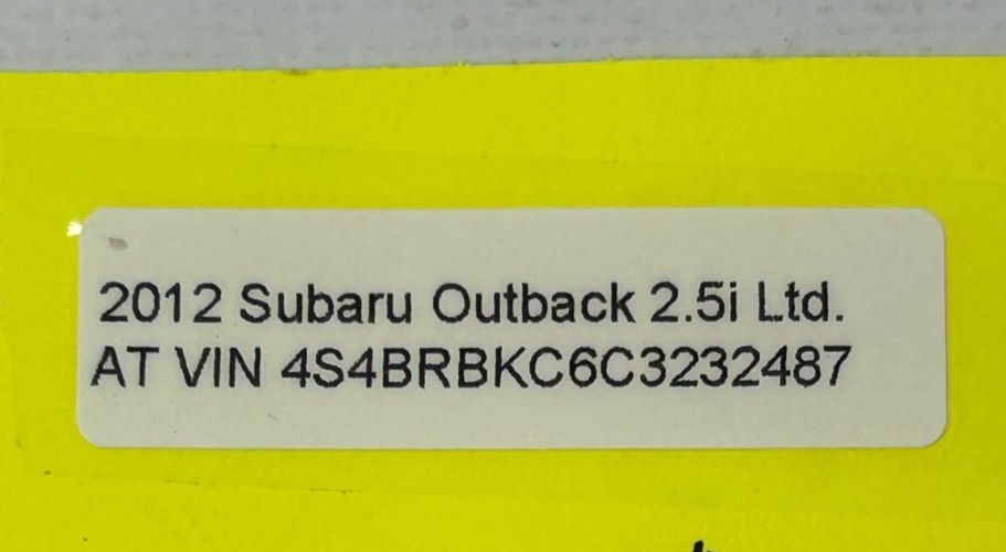 05-14 Subaru Outback Front Left Upper & Lower Door Hinge Set OEM 60070AG00A9P