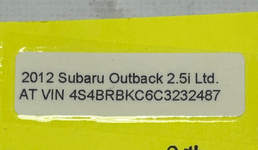 2010-2014 Subaru Outback Driver & Passenger Side Hood Hinge Set OEM 57260AJ01A9P