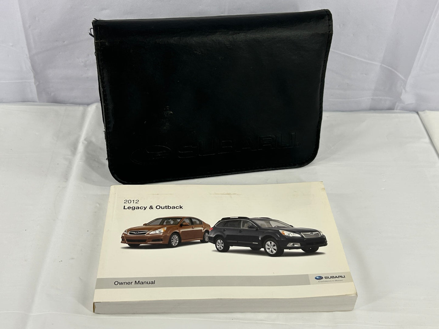 2012 Subaru Outback or Legacy 2.5L Owner's Manual Guide Book with Case OEM