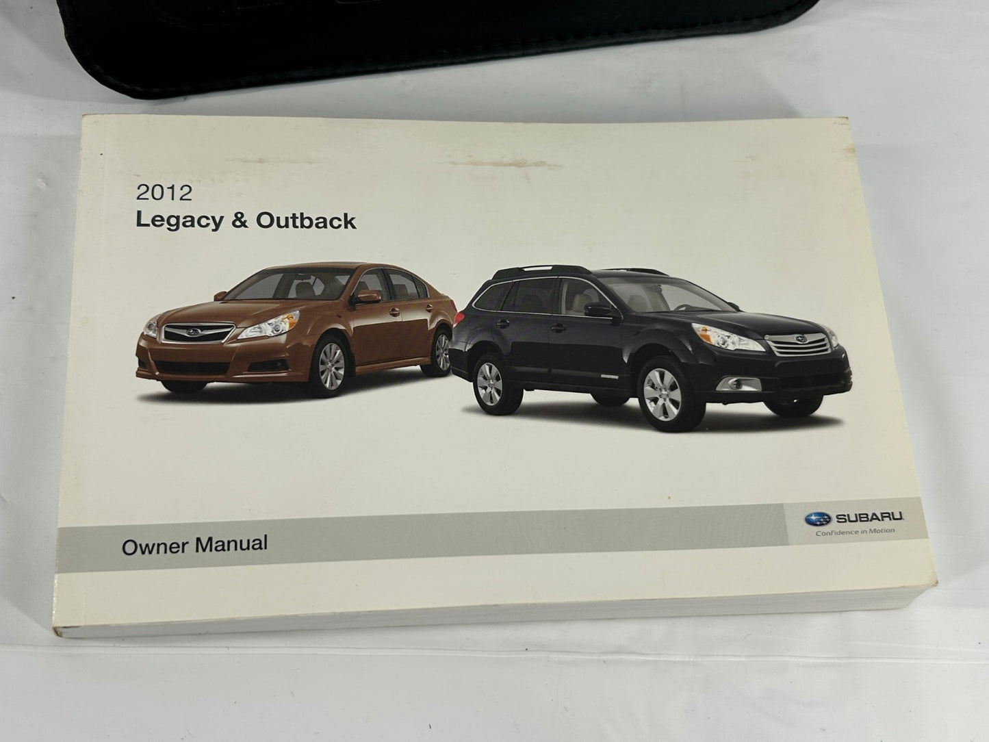 2012 Subaru Outback or Legacy 2.5L Owner's Manual Guide Book with Case OEM