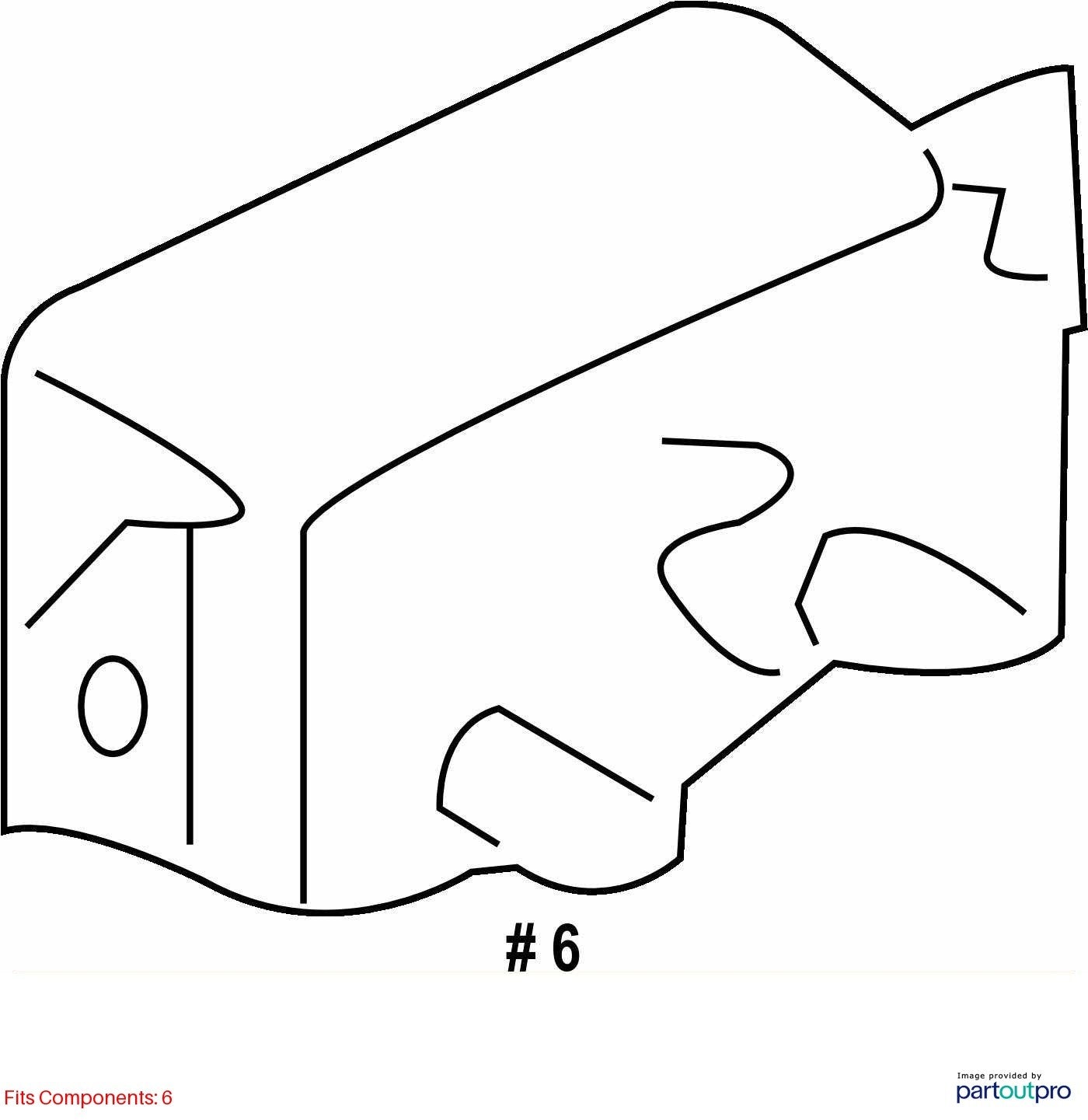 10-14 Subaru Outback Left Driver Side Power Seat Adjust Switch OEM 64176AJ00A