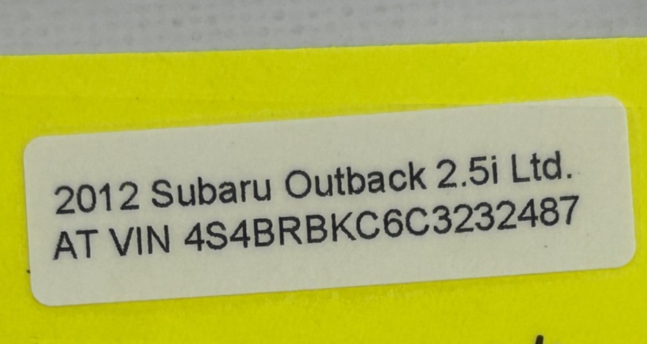 2010-2014 Subaru Outback PASSENGER Side Power Seat Adjust Switch OEM 64176AJ01B