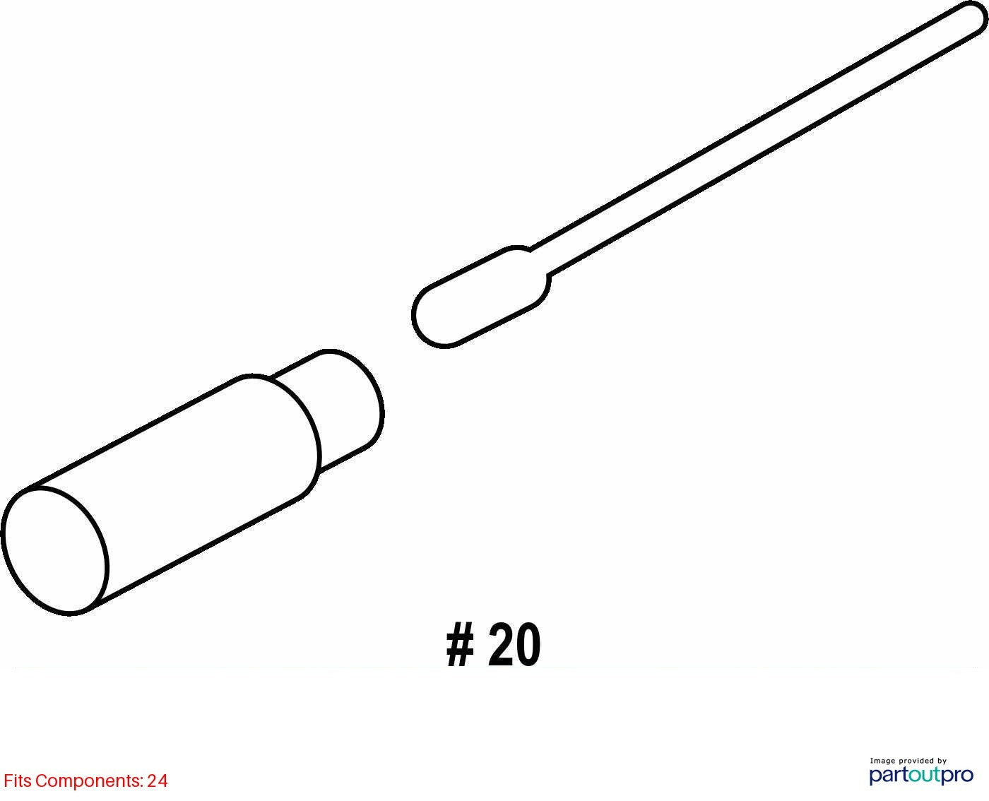 1996-2025 Subaru Outback Screwdriver Plus Minus Tool OEM 97014TC000