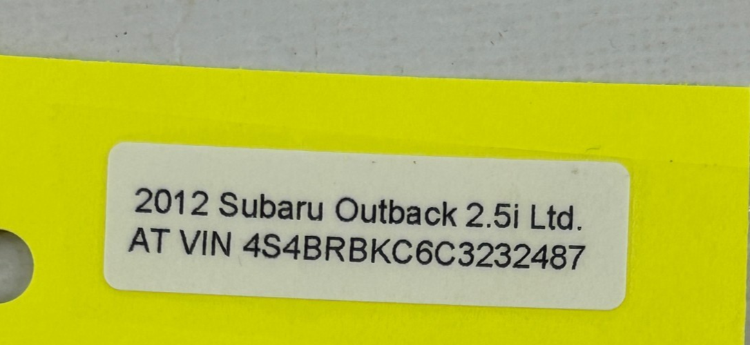 10-14 Subaru Outback Front Dash Turn Signal Hazard Flasher Relay OEM 86111AJ001