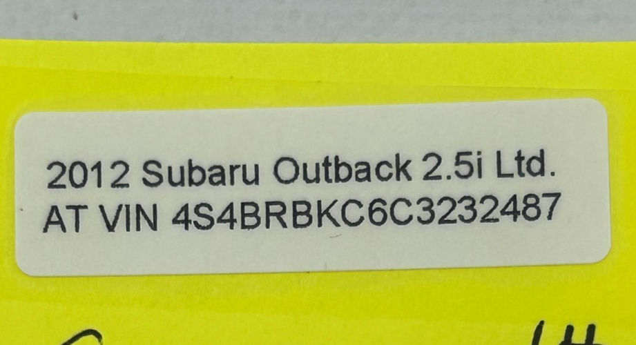 05-14 Subaru Outback Front Engine Fuse Box Multi Purpose Relay OEM 82501FC100
