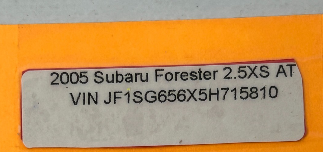 03-08 Subaru Forester Front Right Side Dash A/C Air Vent Duct OEM 66110SA030ML
